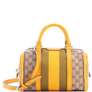 Gucci Vintage Web Boston Bag Gg Canvas #199833G97B